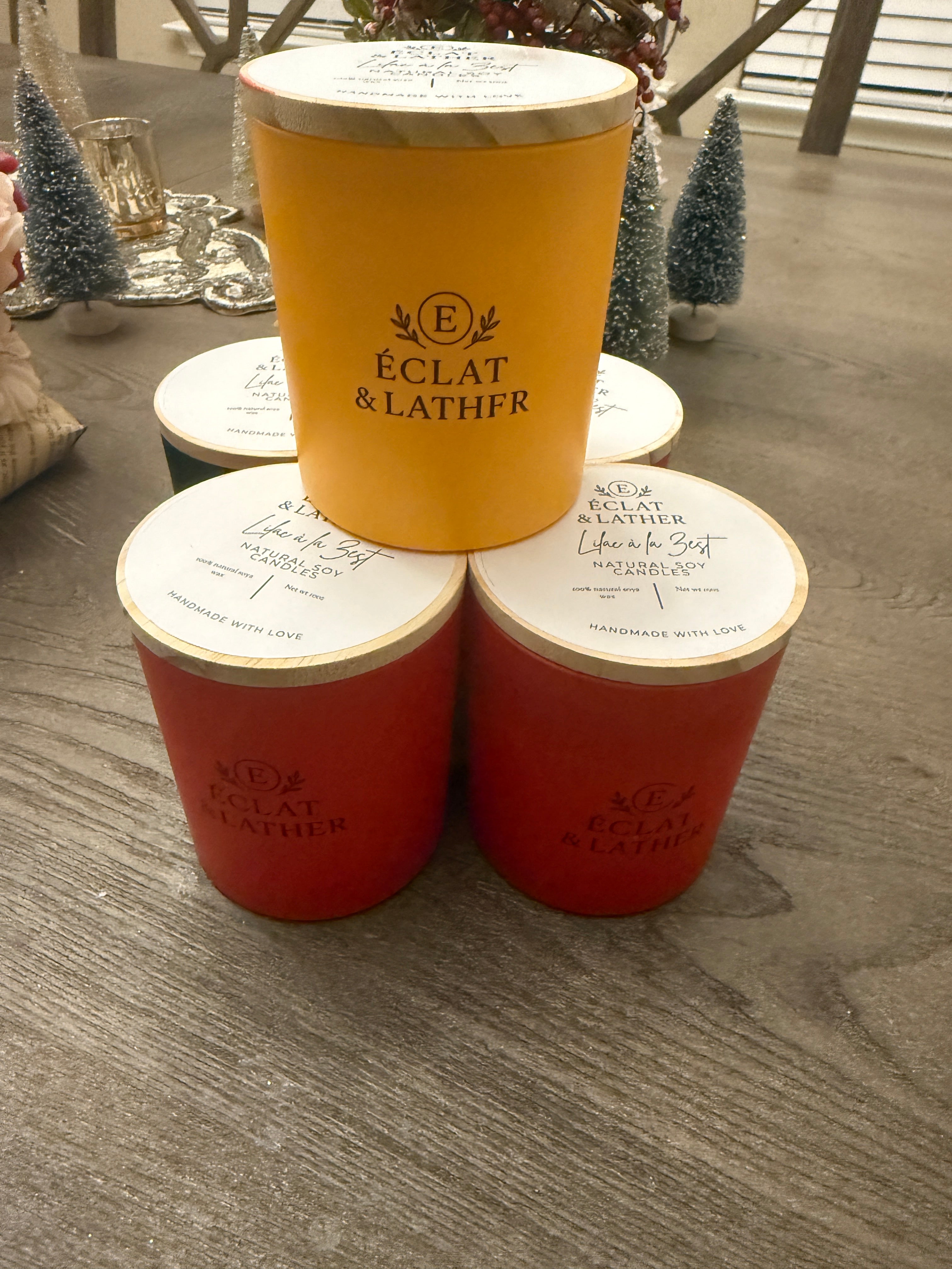 Luxury soy candle