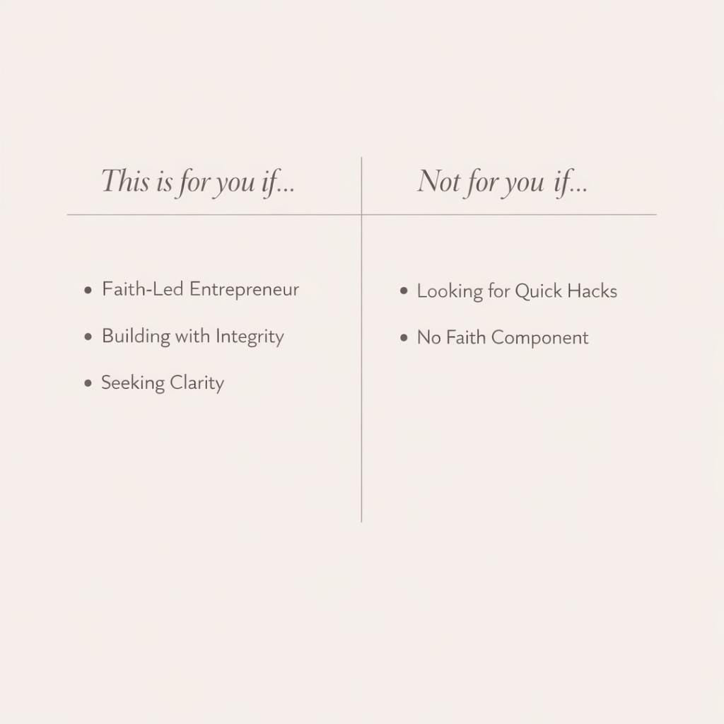Faith + Entrepreneurship: Purpose Driven Brand Experience