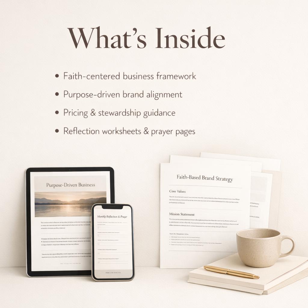 Faith + Entrepreneurship: Purpose Driven Brand Experience