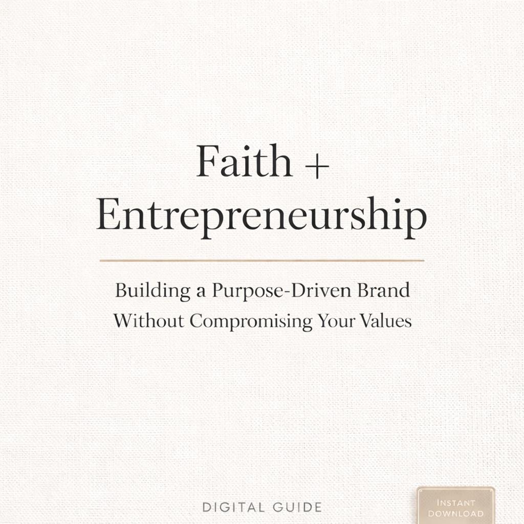 Faith + Entrepreneurship: Purpose Driven Brand Experience