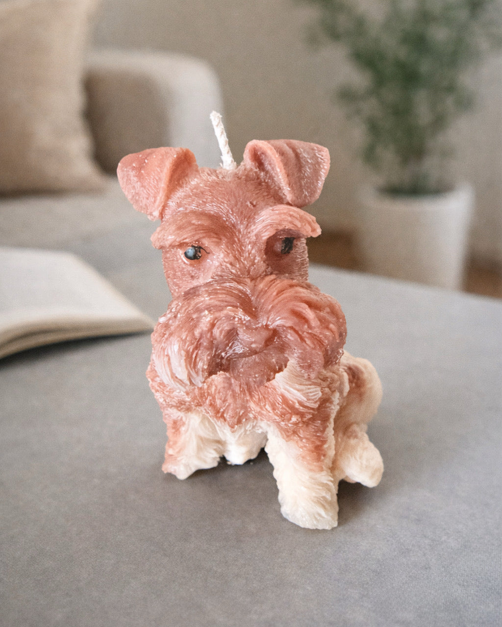 Dog Wax Candle | Handcrafted Decorative Candle
