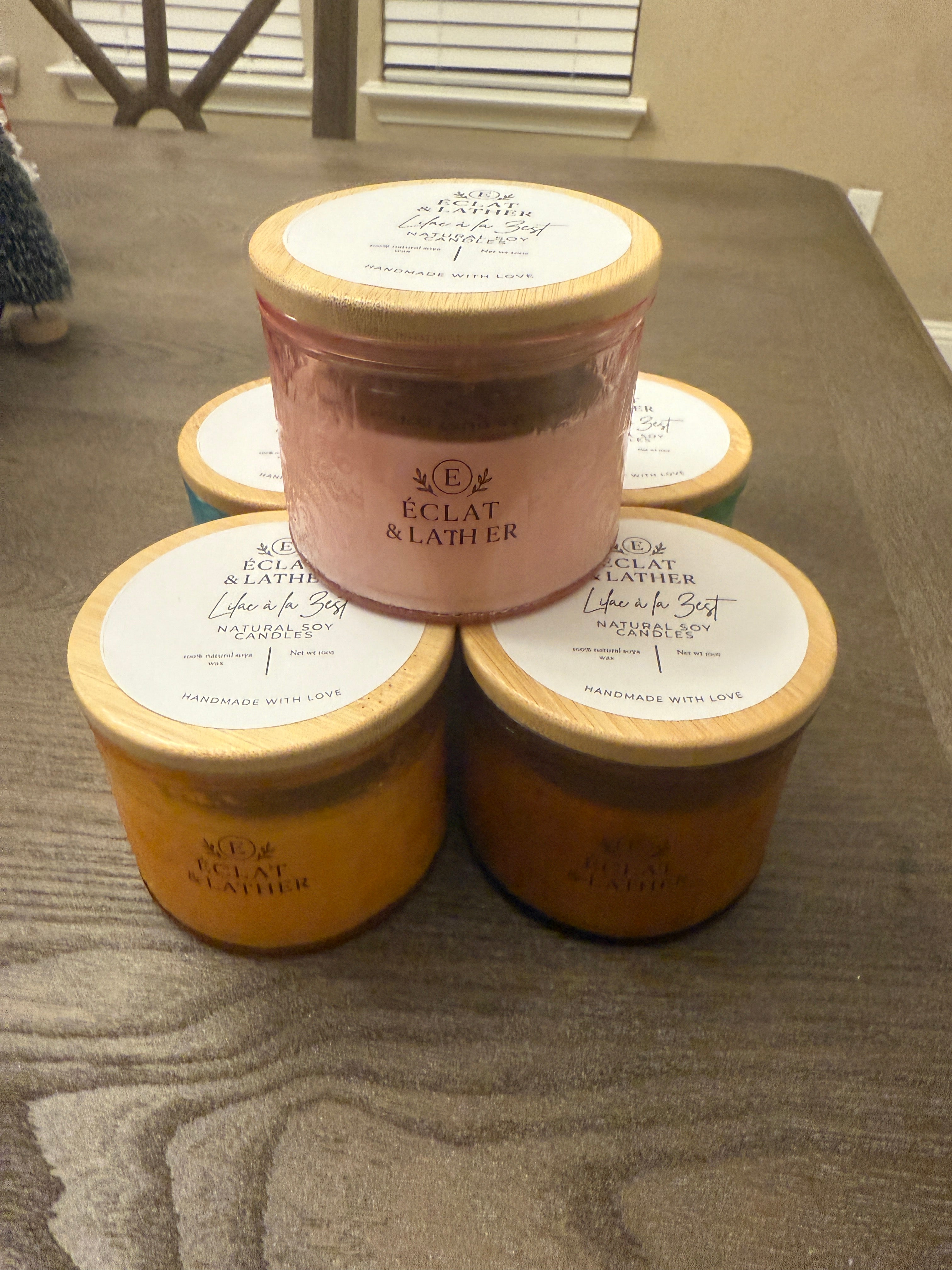 Luxury soy candle