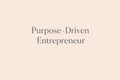 Purpose-Driven Reflection Workbook