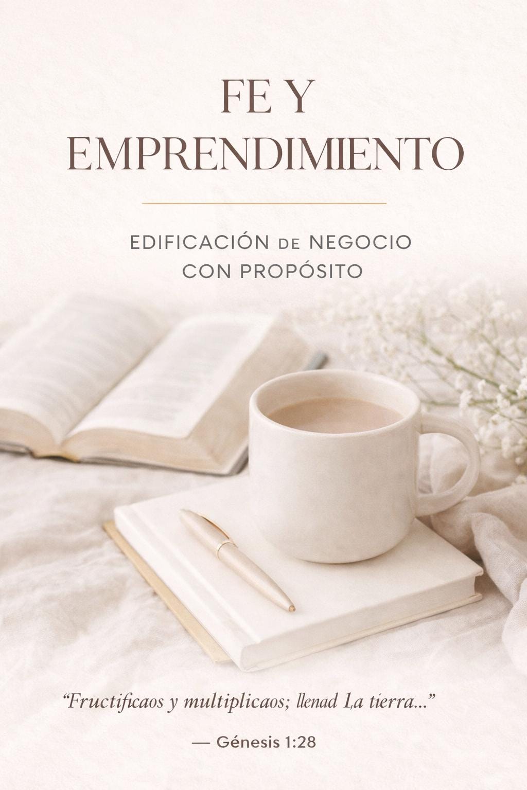 Fe y Emprendimiento.  Construye con Propósito. Lidera con Integridad.